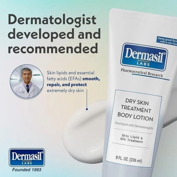 Dermasil Dry Skin Treatment Lotion, 8 oz. (6 Pack) - Picture 3 of 6